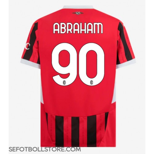 AC Milan Tammy Abraham #90 Replika Hemmatröja 2024-25 Kortärmad